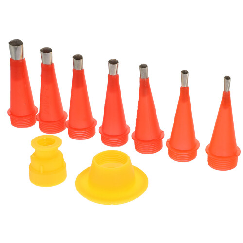 3Ensembles Outil De Silicone Avec Variées Acier Coloré 1