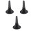 3Pièces -Trompette Noir Tripode Détachable Pour Instrument À Vent 3