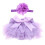 2Pièces Jupe Tulle Violet Protection Douceur Bébé 1