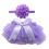 2Pièces Jupe Tulle Violet Protection Douceur Bébé 9