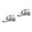 2Pièces Cache Bobine Aluminium Argent Étanche Pour Cross Atv 10
