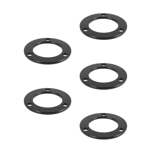 5Pièces Rondelle De Métal Noir Design Élégant Et Durable 2
