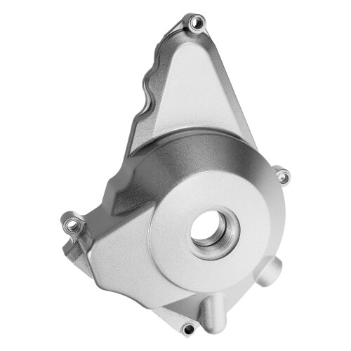 2Pièces Cache Bobine Aluminium Argent Étanche Pour Cross Atv 1