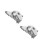 2Pièces Cache Bobine Aluminium Argent Étanche Pour Cross Atv 9