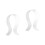 2Pièces Crochets Casque Transparent Compact Pour Usage 4