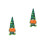 2Pièces Figurines Gnome Tomte Vert En Peluche Pour Décor Saint Patrick 6