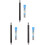 3Ensembles Crayons Automatiques En Métal Pour Et Ecole 4