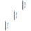 3Ensembles Crayons Automatiques En Métal Pour Et Ecole 7