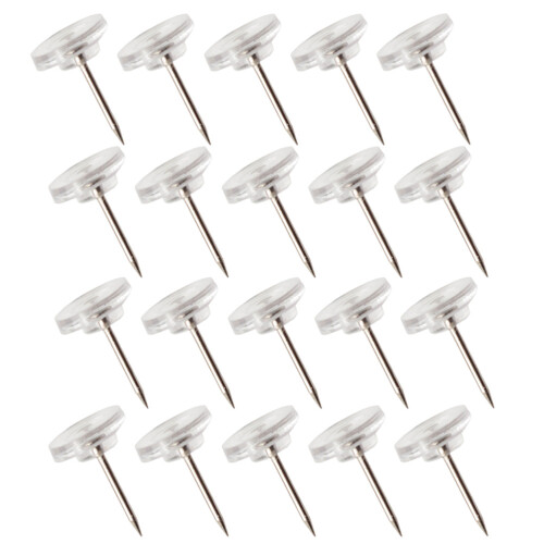 1000Pièces Punaises Claires Pour Mur Et Tableau 1