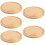5Pièces Bois De Pin Kaki 10