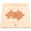 4Ensembles Cartes Commémoratives En Bois Beige Pour D'animal 1