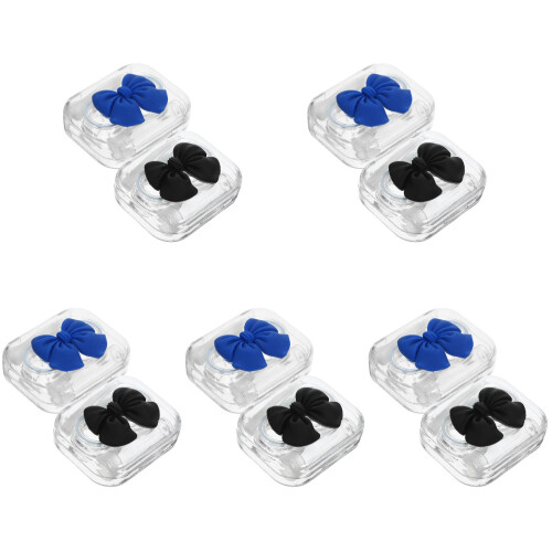 10Ensembles Étuis Compact Lentilles Durable Usage 2