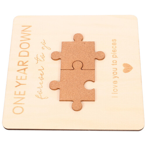 4Ensembles Cartes Commémoratives En Bois Beige Pour D'animal 1