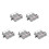 5Pièces Accessoires Piste Train Barrières Jouet Gris Durable 10