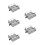 5Pièces Accessoires Piste Train Barrières Jouet Gris Durable 4