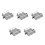 5Pièces Accessoires Piste Train Barrières Jouet Gris Durable 9