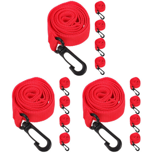 15Pièces De Rouge Nylon Enfants Détachable Résistante 2