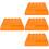 4Pièces Présentoir Forets Orange Flexible Simple À Utiliser 6