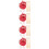 8Ensembles Mini Ensemble Baseball Rouge Jouets Et Décorations Porte-Clés 10