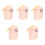 5Pièces Boîte Rose Pour Snacks Bébé, Stockage Portable 4