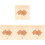4Ensembles Cartes Commémoratives En Bois Beige Pour D'animal 4