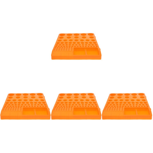 4Pièces Présentoir Forets Orange Flexible Simple À Utiliser 1