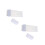 2Pcs Hair Removal Wax Bottles White Sturdy Abs+pp Storage Containers 3