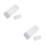 2Pcs Hair Removal Wax Bottles White Sturdy Abs+pp Storage Containers 7