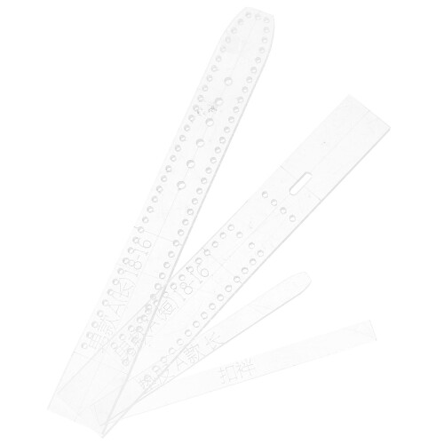 4Pièces Modèles Transparent Bracelet Montre DIY Durable 3Mm 2