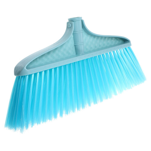 3Pcs Refill Broom Heads Sky-Blue Plastic for Desktop and Floor Use