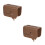 2Pièces Couvre-Robinet Silicone Bébé Bain Café 5