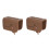 2Pièces Couvre-Robinet Silicone Bébé Bain Café 9