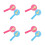 8Pièces Panneaux Feedback Élèves Thumbs Up/down Mousse 8