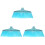 3Pcs Refill Broom Heads Sky-Blue Plastic for Desktop and Floor Use 4