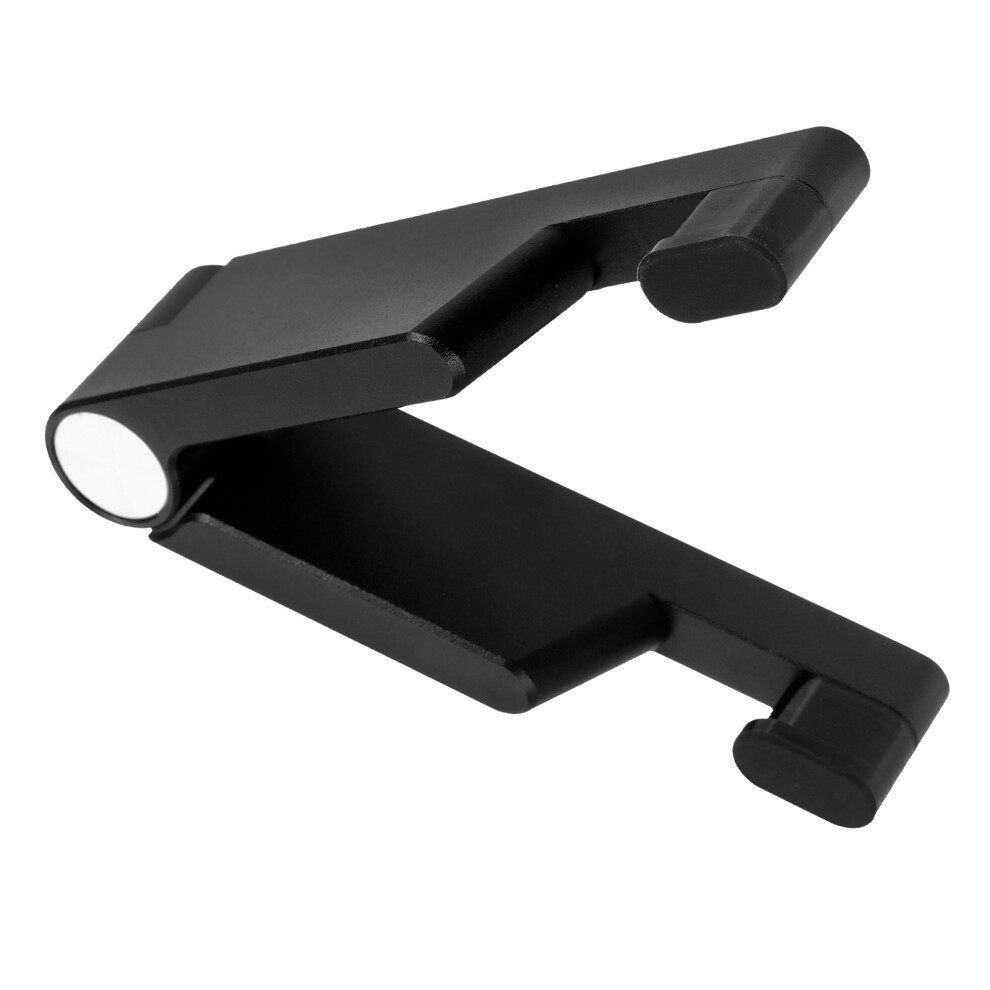 5Pcs Foldable Aluminum Cell Phone Stand Desktop Holder For Home Black 3602353625311
