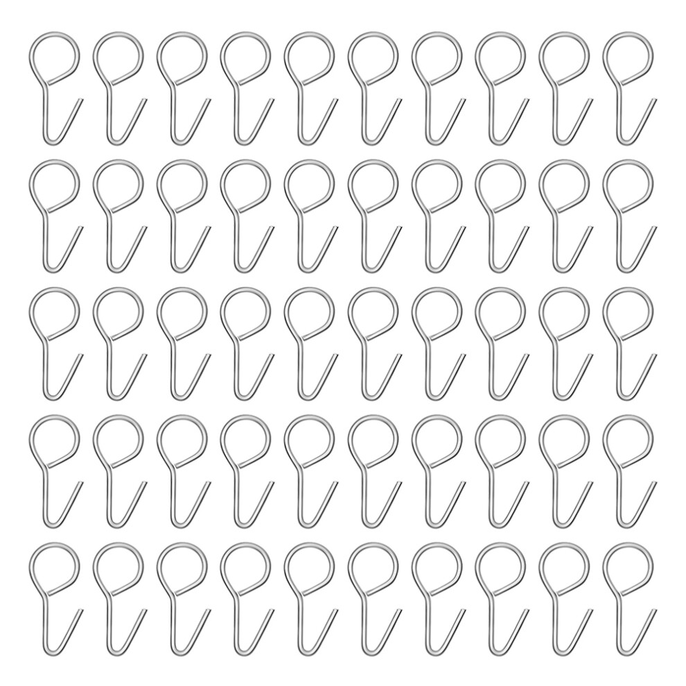 400Pcs Automotive Seat Cover Hooks Easy Install Reliable Clips Silver 3602381563456