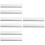 8Pcs White Reusable Poster Storage Tubes for Artworks and Documents 8