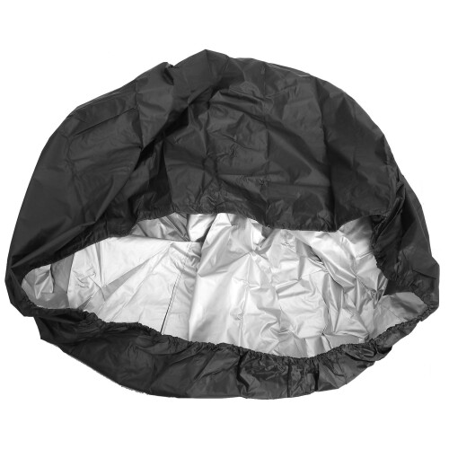 2Pcs Lightweight Black Grass Machine Covers Waterproof Uv Protection