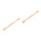 2Pcs Solid Wood Roman Column Spindles Decorative Handrail Posts Beige 7