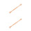2Pcs Solid Wood Roman Column Spindles Decorative Handrail Posts Beige 6
