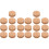 20Pcs Multi-Use Beige Cork Plant Mats Round Coasters for Pots 4