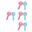 8Pièces Panneaux Feedback Élèves Thumbs Up/down Mousse 9