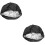 2Pcs Lightweight Black Grass Machine Covers Waterproof Uv Protection 5