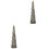 2Pcs Pet Plastic Telescopic Silver Christmas Tree for Party Home Decor 5