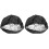 2Pcs Lightweight Black Grass Machine Covers Waterproof Uv Protection 2