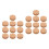 20Pcs Multi-Use Beige Cork Plant Mats Round Coasters for Pots 6