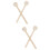 4Pcs Percussion Drumsticks Wool Felt Beige Drum Mallets Wood Handle 7