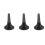 3Pcs Durable Plastic Trumpet Stand Black Foldable Tripod Holder 4