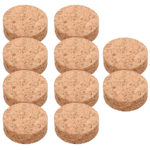 20Pcs Multi-Use Beige Cork Plant Mats Round Coasters for Pots 1