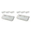 8Pcs Wall Mounted Foldable Shoe Rack White Minimalist Shoe Storage 5